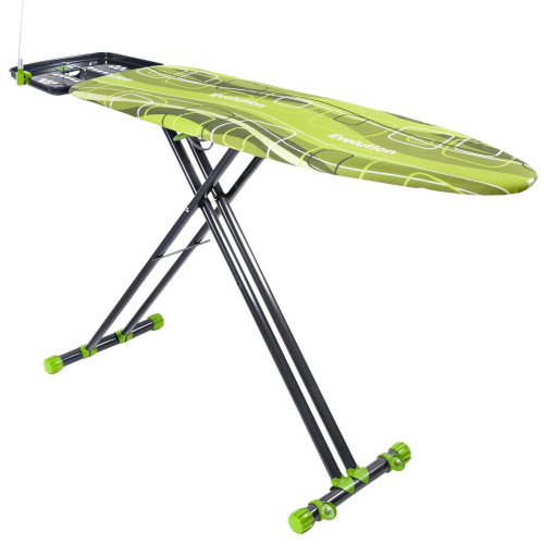 Дошка для прасування Casa Si Evolution Europe 125x42 Grey/Green сталева сітка регулювання висоти 77-96 см