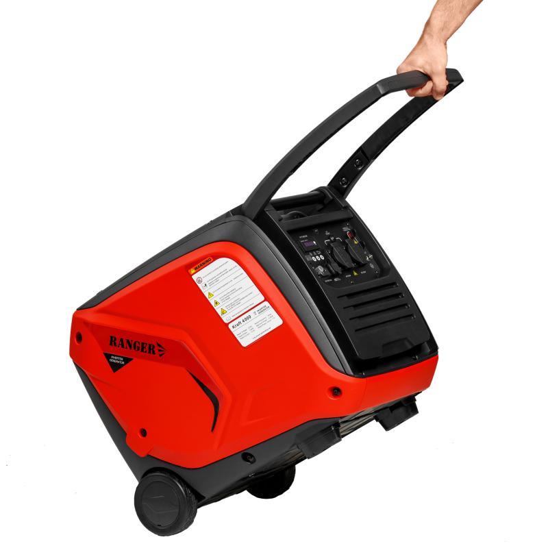 Інверторний генератор Ranger Kraft 4000 4 кВт тихий з автостартом 3.5 кВт 2 розетки USB для дачі та кемпінгу