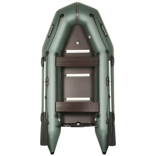 Надувна лодка BARK BT-310SD ПВХ моторна тримісна 450 кг вантажопідйомності з жорстким дном та пересувними сидіннями