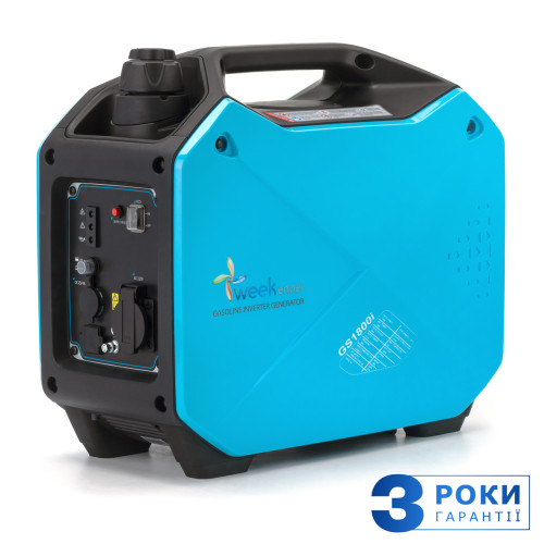 Генератор-інвертор Weekender GS1800i 1.8 кВт бензиновий тихий закритого типу для дому та дачі