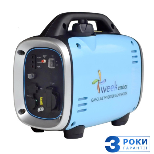 Генератор-інвертор Weekender GS950i 0.8 кВт компактний тихий бензиновий для дачі кемпінгу
