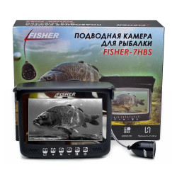 Підводна камера Fisher CR110-7HBS 4.3 дюйма 800x480 з кабелем 15 м та можливістю вимкнення LED підсвітки Підводна камера Fisher CR110-7HBS 4.3 дюйма 800x480 з кабелем 15 м та можливістю вимкнення LED підсвітки