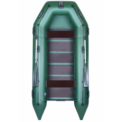 Моторна надувна лодка Ладья ЛТ-330М 4-місна з фанерною слань 330 см і вантажопідйомністю 439 кг