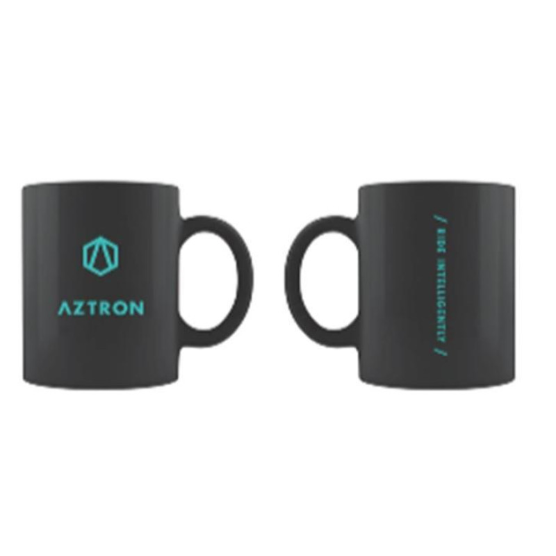 Кружка AZTRON MUG AZP-701 чорна нержавіюча сталь об'єм 350 мл стильний універсальний аксесуар для напоїв