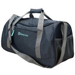 Сумка дорожня Semi Line 40 Navy/Grey (A3043-4) 40 л водостійкий поліестер 4 кишені для фітнесу та подорожей Сумка дорожня Semi Line 40 Navy/Grey (A3043-4) 40 л водостійкий поліестер 4 кишені для фітнесу та подорожей