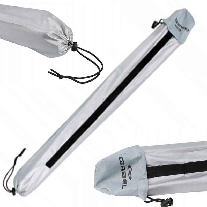 Сумка Gabel Nordic Walking Pole Bag 1 пара для палок до 77 см легка компактна світло-сіра об'єм 3 л