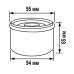 Масляний фільтр Mercury 75-115 к.с. аналог 35-877761-Q01 Osculati Італія розміри 94х93х85 мм новий