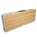 Стіл Bo-Camp Bamboo Brown/Silver (1404800) алюмінієвий каркас бамбукова стільниця для кемпінгу 4 стільці 80 кг