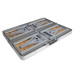 Стіл Bo-Camp Bamboo Brown/Silver (1404800) алюмінієвий каркас бамбукова стільниця для кемпінгу 4 стільці 80 кг