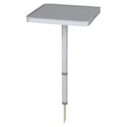 Стіл Bo-Camp Peg Table сірий 26x26 см алюмінієвий каркас висота 23/42 см для кемпінгу риболовлі активного відпочинку Стіл Bo-Camp Peg Table сірий 26x26 см алюмінієвий каркас висота 23/42 см для кемпінгу риболовлі активного відпочинку