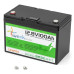 Літій-залізний акумулятор Weekender 100 Ah 12 V LiFePO4 з екраном ABS 240 A розряду компактний легкий