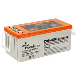 Гелевий акумулятор Weekender OT200-12 GEL /DS 12 В 100 А⋅год зарядний пристрій розміри 307x169x208 мм Гелевий акумулятор Weekender OT200-12 GEL /DS 12 В 100 А⋅год зарядний пристрій розміри 307x169x208 мм