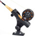 Тримач вудилища Railblaza Rod Holder R пластиковий чорний 0-90° регульований 360° для спінінга та нахлистового лову