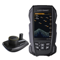 Ехолот Lucky Smart LH-1B бездротовий кольоровий екран 3.4 дюйма дальність до 100 м вага датчика 50 г