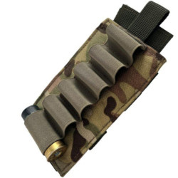 Патронташ MOLLE Cordura 1050D 12 калібру 6 патронів мультикам легкий і міцний для тактичних завдань Патронташ MOLLE Cordura 1050D 12 калібру 6 патронів мультикам легкий і міцний для тактичних завдань