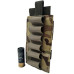 Патронташ MOLLE Cordura 1050D 12 калібру 6 патронів мультикам легкий і міцний для тактичних завдань