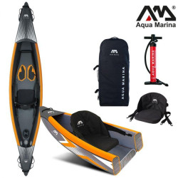 Каяк Tomahawk Air-k 375 1-person DWF з високою спинкою легкий і міцний для активного відпочинку на воді Каяк Tomahawk Air-k 375 1-person DWF з високою спинкою легкий і міцний для активного відпочинку на воді
