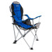 Крісло шезлонг Ranger FC 750-052 Blue сталевий каркас 3 позиції спинки поліестер 600D термопідстаканник 140 кг