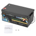 Акумулятор Weekender LiFeP04 12.8 V 300 Ah постійний струм 200A розміри 520x207x215 мм вага 29 кг 3000 циклів життя