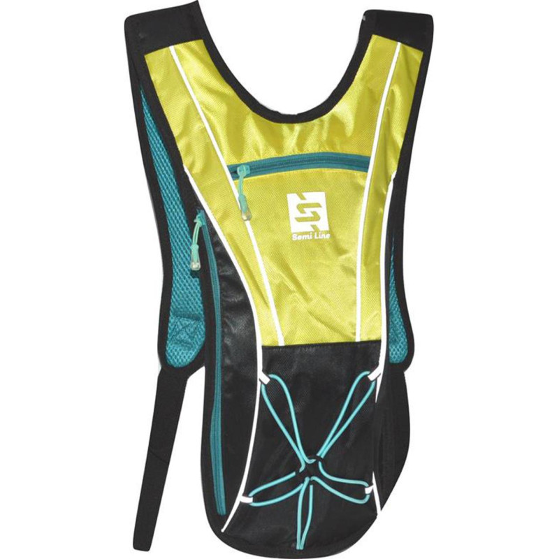 Спортивний рюкзак Semi Line 9 Black/Yellow 9 л анатомічна спинка поліестер водонепроникний для бігу та велоспорту