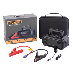 Пускове пристрій HOPCREW H6 6000A 32000mAh потужність 118.40Wh мультифункціональний LED ліхтар Пускове пристрій HOPCREW H6 6000A 32000mAh потужність 118.40Wh мультифункціональний LED ліхтар