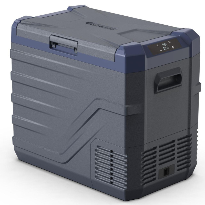 Компресорний автохолодильник Alpicool NL50 45 л до -20°C 12V 24V 220V чорний з ЕКО-режимом захисту від розрядки