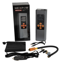 Беспроводний компресор NEXPOW MS22C 6000 mAh 60W максимальний тиск 10 Bar для авто та вело Беспроводний компресор NEXPOW MS22C 6000 mAh 60W максимальний тиск 10 Bar для авто та вело