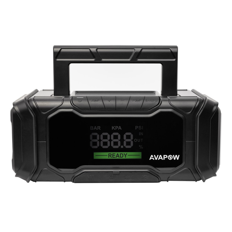 Пускове пристрій AVAPOW AP6 4000A з компресором 74Wh 20000mAh LED ліхтар автоаксесуар 10 Bar