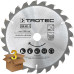 Диск пильний Trotec HW24 Wood 150х16х2.1 24 зуба твердосплавний для деревини 3 шт сріблястий