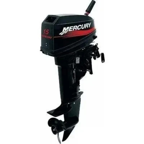 Лодковий мотор Mercury 15 ML потужність 15 к.с. румпельне управління висота транця 508 мм двотактний 41 кг