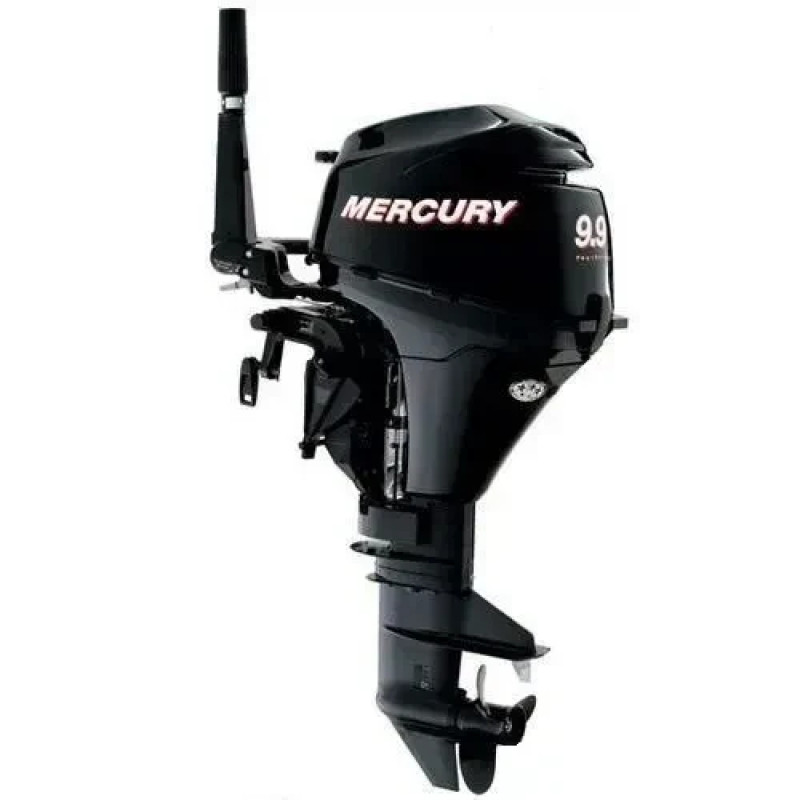 Лодочний мотор Mercury F 9.9 EL BIGFOOT бензиновий 9.9 к.с. електричний запуск вага 38 кг для понтонів та катерів