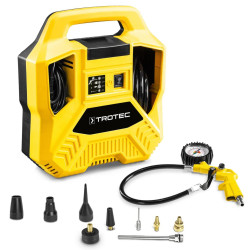 Компресор Trotec PCPS 10-1100 1100 Вт безмасляний до 8 бар для авто мото велосипедів продуктивність 180 л/хв Компресор Trotec PCPS 10-1100 1100 Вт безмасляний до 8 бар для авто мото велосипедів продуктивність 180 л/хв
