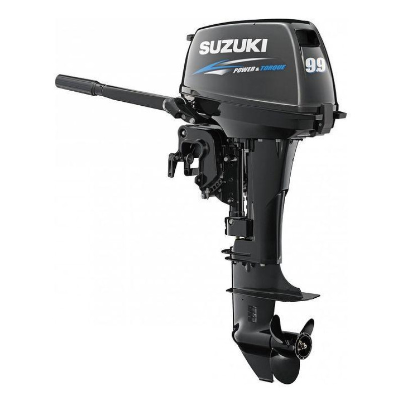 Лодочний мотор Suzuki DT 9.9 AS 9.9 к.с. двотактний 33 кг карбюратор водяне охолодження румпельне управління