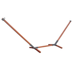 Стійка для гамака Bo-Camp Mudanza Brown з Massaranduba до 120 кг для дому та саду коричнева висота 115 см Стійка для гамака Bo-Camp Mudanza Brown з Massaranduba до 120 кг для дому та саду коричнева висота 115 см