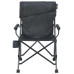 Складне крісло Uquip Roxy Black (244052) максимальне навантаження 120 кг матеріал Air Mesh Comfort+ чорне