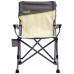 Розкладне крісло Uquip Roxy Sand/Grey 120 кг сталь поліестер Ripstop висота сидіння 45 см чохол з ручкою