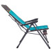 Крісло розкладне Uquip Justy XL Blue/Grey висока спинка 3 рівні нахилу підстаканник макс 120 кг