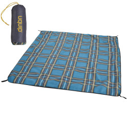 Коврик для пікніка Uquip Scotty L Petrol/Grey 180x150 см водонепроникний флісовий для 3 місць з чохлом Коврик для пікніка Uquip Scotty L Petrol/Grey 180x150 см водонепроникний флісовий для 3 місць з чохлом