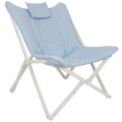 Розкладне крісло Bo-Camp Gordes L Pastel Blue алюмінієвий каркас максимальне навантаження 120 кг висота сидіння 41 см Розкладне крісло Bo-Camp Gordes L Pastel Blue алюмінієвий каркас максимальне навантаження 120 кг висота сидіння 41 см