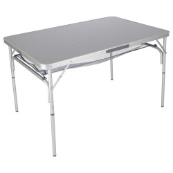 Стіл Bo-Camp Premium 118x78 см Сірий термостійка стільниця висота 37/70 см легкий алюмінієвий каркас Стіл Bo-Camp Premium 118x78 см Сірий термостійка стільниця висота 37/70 см легкий алюмінієвий каркас