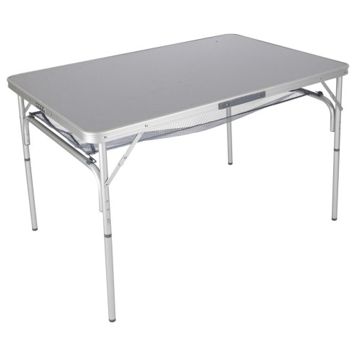 Стіл Bo-Camp Premium 118x78 см Сірий термостійка стільниця висота 37/70 см легкий алюмінієвий каркас