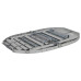 Стіл Bo-Camp Premium Oval 100x70 см сірий термо- та вологостійкий до 30 кг для кемпінгу та відпочинку на природі
