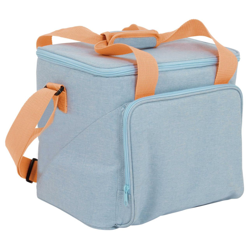 Термосумка Bo-Camp Montpazier 20 л Pastel Blue з PEVA термоізоляцією для пікніка та пляжу легка 0.5 кг
