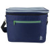 Термосумка Bo-Camp Cooler Bag 20 Blue 20 л водонепроникна з плечовим ременем для пікніків і пляжу