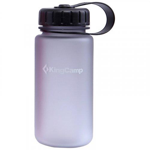 Бутилка для води KingCamp Tritan Bottle 400ML сірий легка зручна для подорожей з петлею для перенесення
