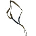 Ремінь одноточковий LE2656 чорний поліамідний з швидким скиданням 110 г міцний для військових завдань