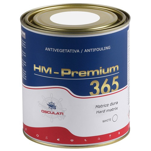 Несмивна фарба Osculati HM Premium 365 біла 750 мл для алюмінію без міді та неорганічних сполук