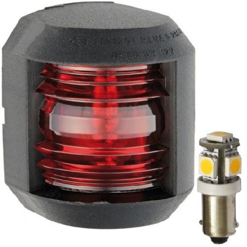 Вогонь бортовий Osculati Utility Compact LED червоний 12 В 0.9 Вт поліамід настінний RINA NMMA