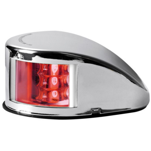Вогонь бортовий Mouse Deck LED 12 В червоний нержавіюча сталь AISI 316 потужність 0.7 Вт для суден до 20 м