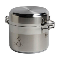 Каструля Kitchen Marine Business 6 шт Нержавіюча сталь для газових та індукційних плит з шумівкою Каструля Kitchen Marine Business 6 шт Нержавіюча сталь для газових та індукційних плит з шумівкою